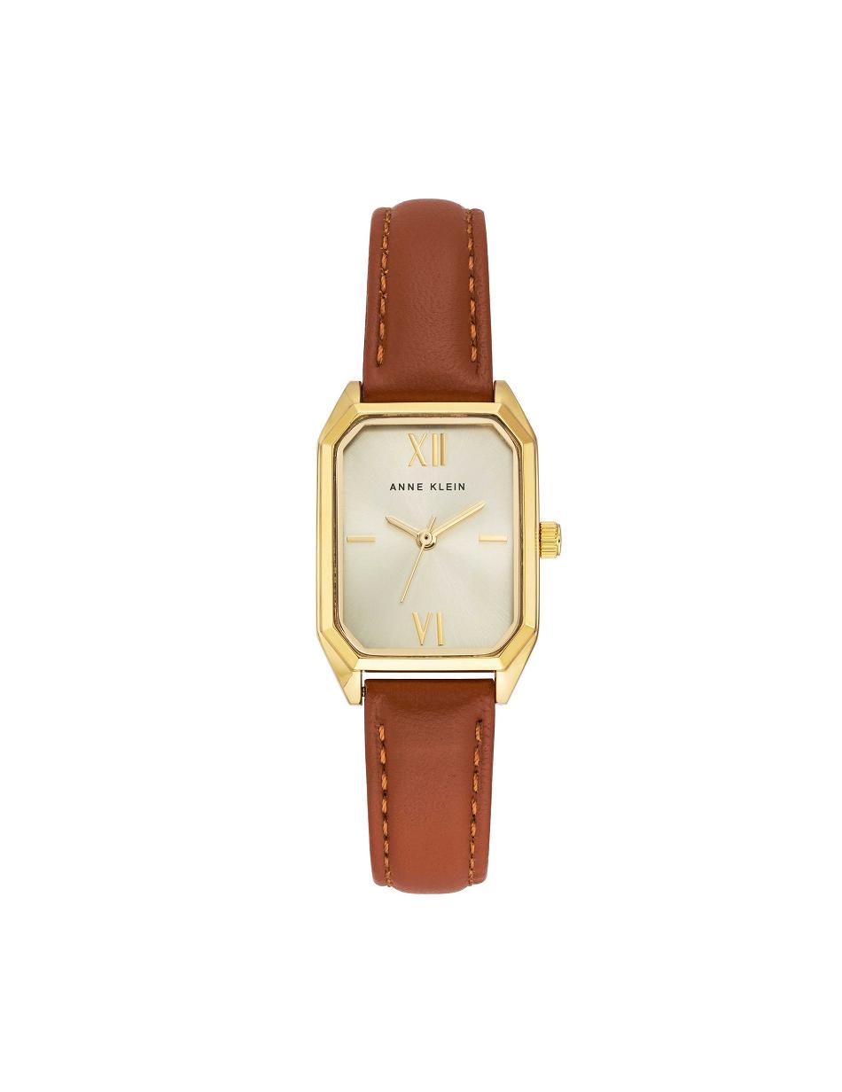 Meilleures ventes Anne Klein Octagonal Shaped Cuir Brides Watch   | JCO-5623936